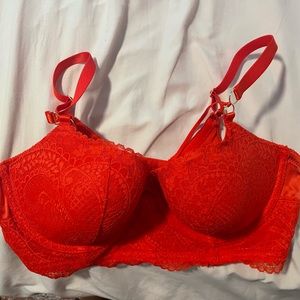 Aerie Red Lace Bra